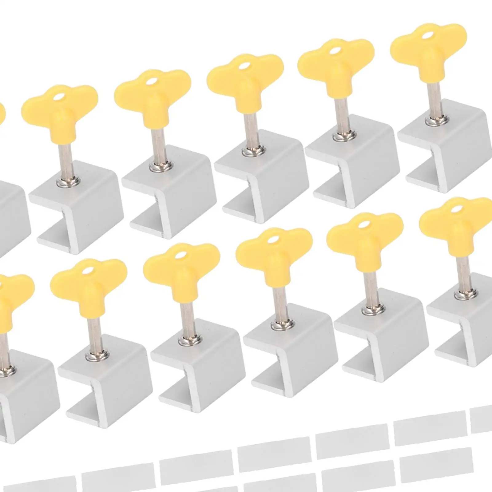 15 piezas de tope de marco deslizante para cerradura de puerta y ventana para cerradura de protección para dormitorio