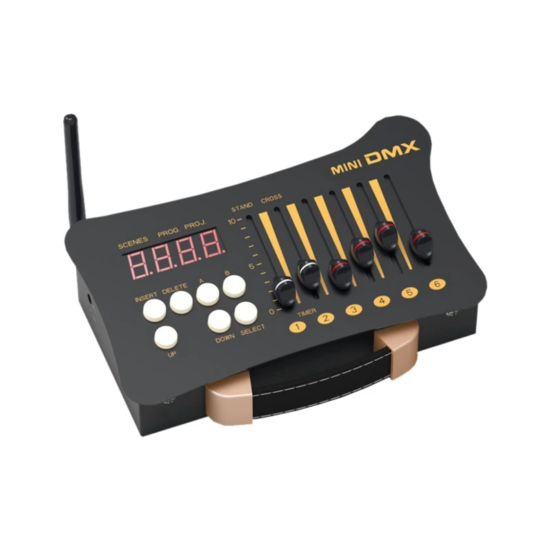 

Mini Portable DMX 512 Controller Stage Lighting Controller Moving Moving Beam Light Controller Dimming Console