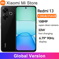 Global Version Xiaomi Redmi 13 Smartphone MediaTek Helio G91 Ultra 108MP super clear camera 33W fast charging 5030mAh battery