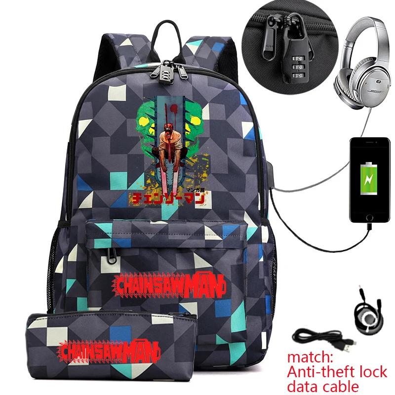 sac-a-dos-d'ecole-antivol-leger-avec-pochette-a-crayons-pour-enfants-et-adolescents-motif-chainsaw-man