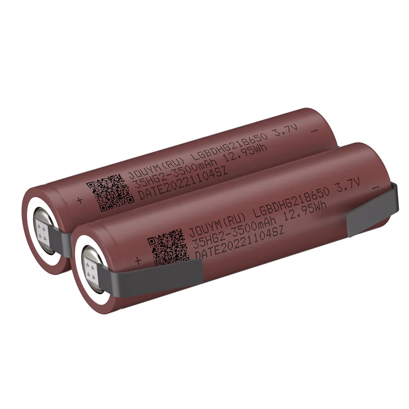 JOUYM-batería 18650 hg2 3500mAh 3,7 V, célula de potencia de descarga de alta corriente 30A