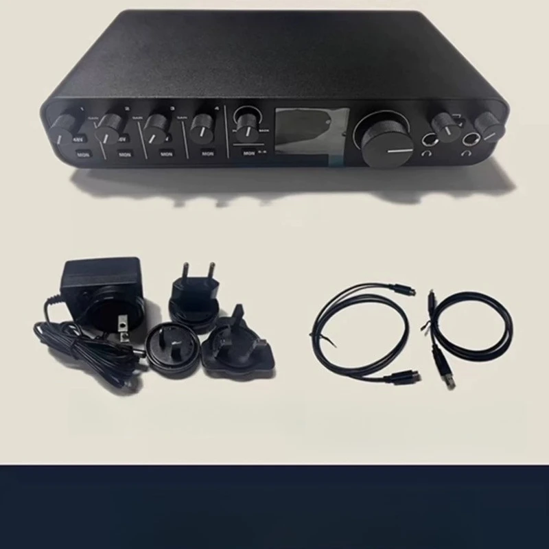 M2 M4 M6 sound card audio composition arrangement live broadcast Karaoke musical instrument audio book with recording equipment
