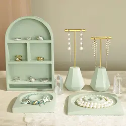 Arch Trinkets Storage Tray Mold Concrete Silicone Plaster Home Decoration Tray Mould Jesmonite Cement Ring Box Molds