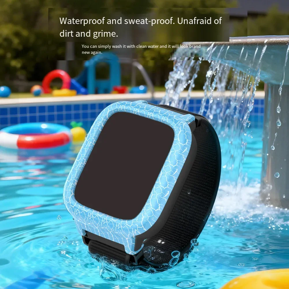 Children's Watch Shell For Cosmo JrTrack 5 SmartWatch PC Crack Pattern Protective Cover  Replace Accessoriesaccessories
