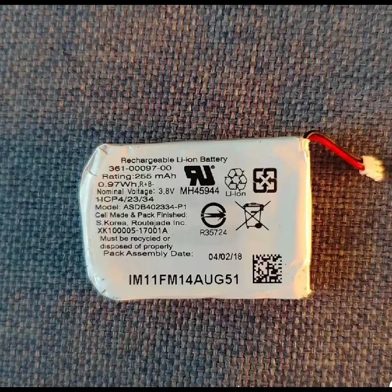 

100% Original 255mAh for GARMIN 361-00097-00 Fenix5 5plus 935 945 Fenix6 6pro Fenix7 7pro Sports Watch Battery