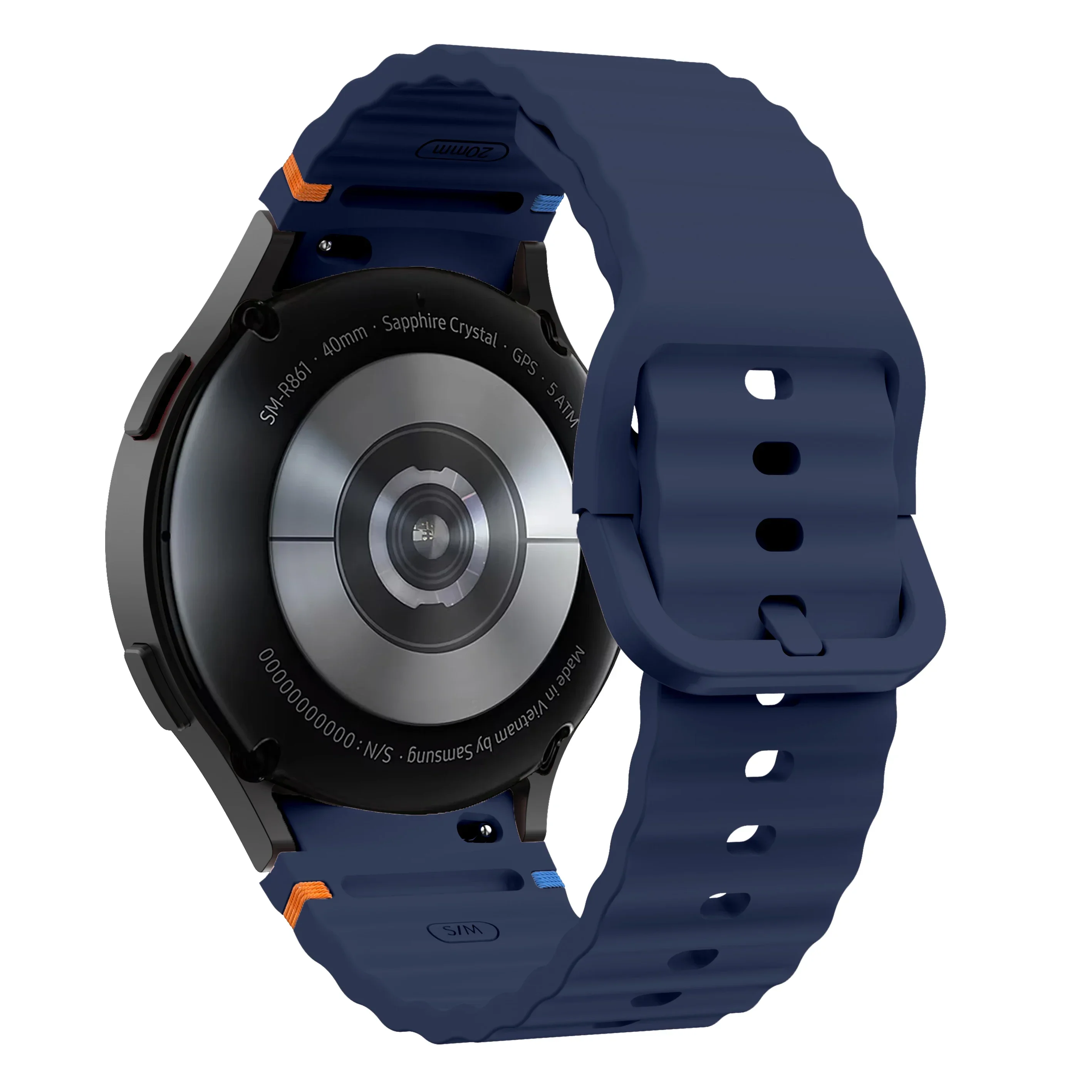 Original Silikonarmband für Samsung Galaxy Watch 7 FE 6 4 Classic 5 Pro 44mm 40mm 43mm 47mm 45mm Armband Galaxy Watch6 7 Gurt