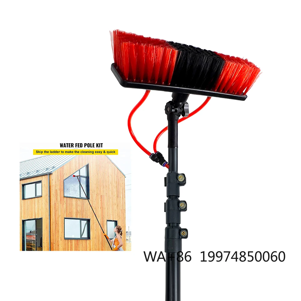 

New Arrivals Long Handle Adjustable Telescopic Water Fed Pole Window Clean Brush
