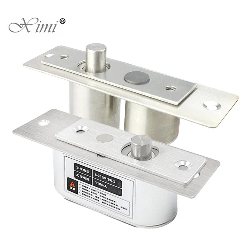 

DC 12V Mini Electric Bolt Lock Fail Safe Stainless Steel Solenoid Electric Door Lock 5 Wires Feedback Lock Easy to Install