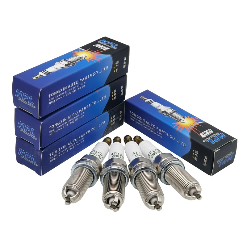 4pcs LPG CNG LNG Spark Plug AT-LFR7 FOR LFR7AIX LFR7A IKH22 LFR7AIX-P VKH22 ILFR7H FGR5NQE04 ILFR7F-D PLFR7A9 ILFR7B8 FR6NPP