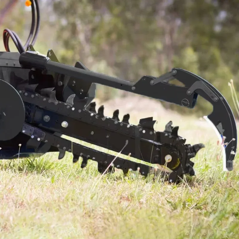 Mesin Pengolah Tanah Hidrolik Rantai Baru, Mesin Pembajak Tanah, Mesin Pembalik Tanah Pertanian