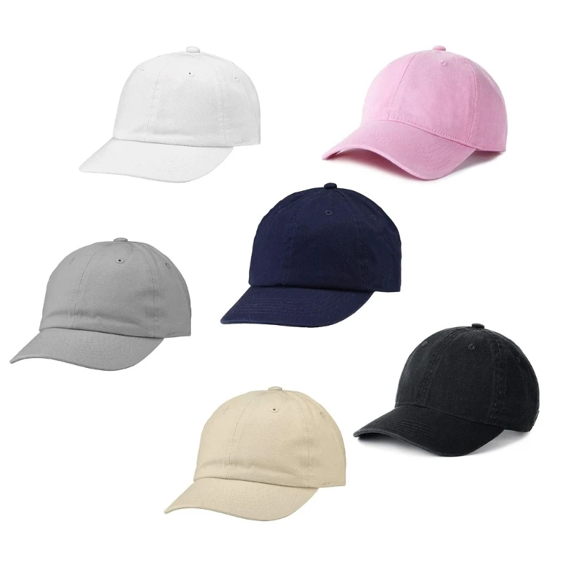 400A Kids Adjustable Sunproof Hat With Windproof Strap Breathable Polyester Snapbacks hat For Running Cycling Outdoor Activity
