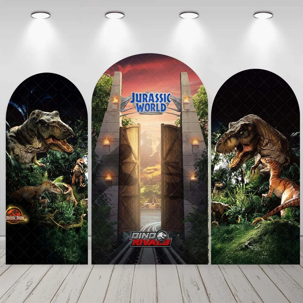 

Jurassic Dinosaur Paradise Theme Party Custom Children's Birthday Decoration Banner Portrait Photography Studio Background Props