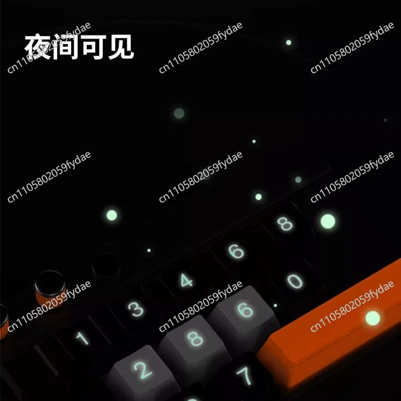 

Keyboard Number Plate Vehicle Parking Permit Temporary Car License Plate Glow-in-the-Dark