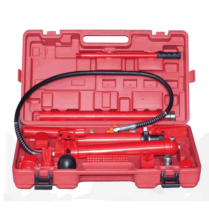 

High Quality Portable Handle Mini Capacity 10t Lifting Jack Car Repair Equipment With Blow Case Special Auto Sheet Metal Use