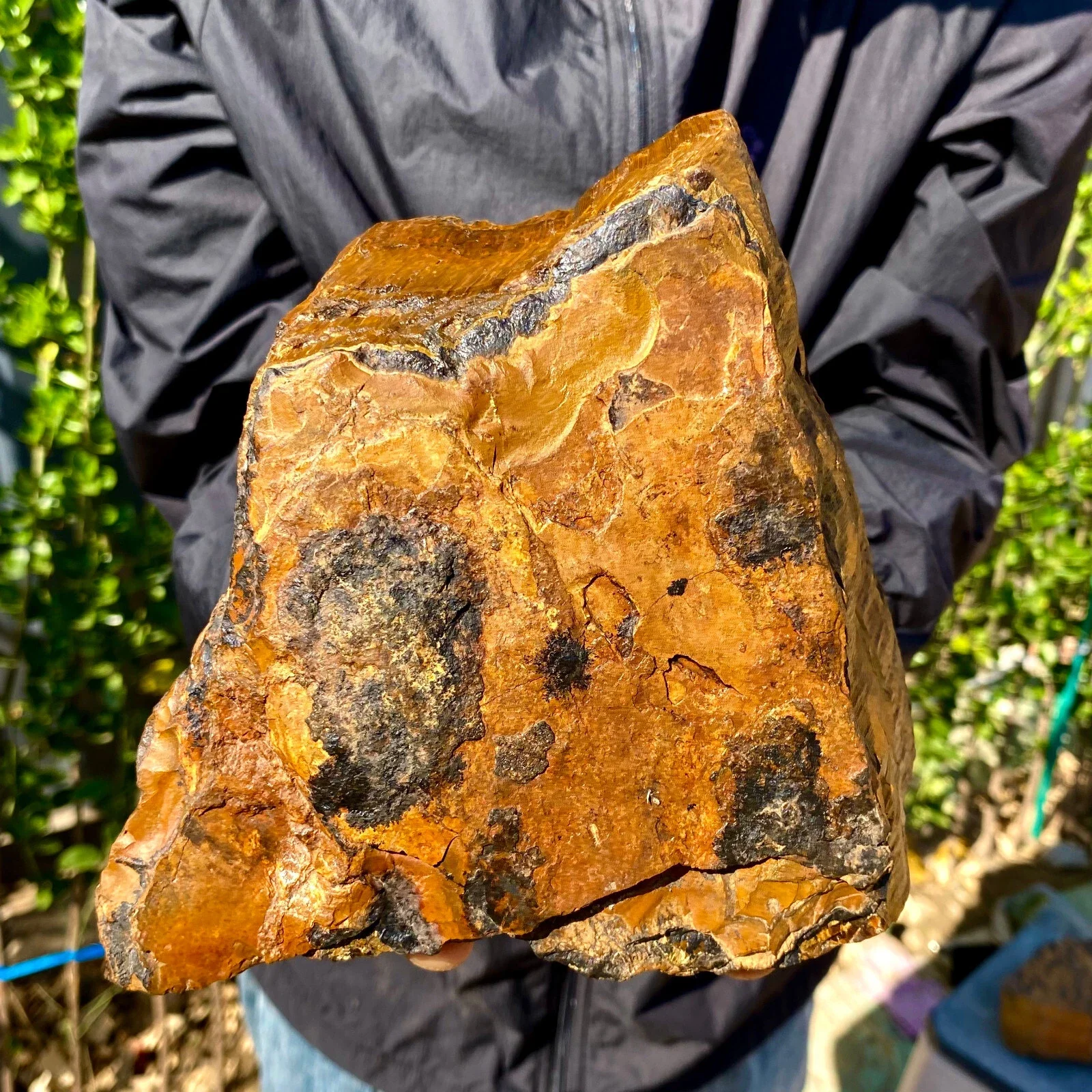 Naturally Formed! Tiger's Eye Rough Stone, Quartz Crystal Yellow Tiger's Eye Rock, Mineral, Spiritual Energy, Healing Stone