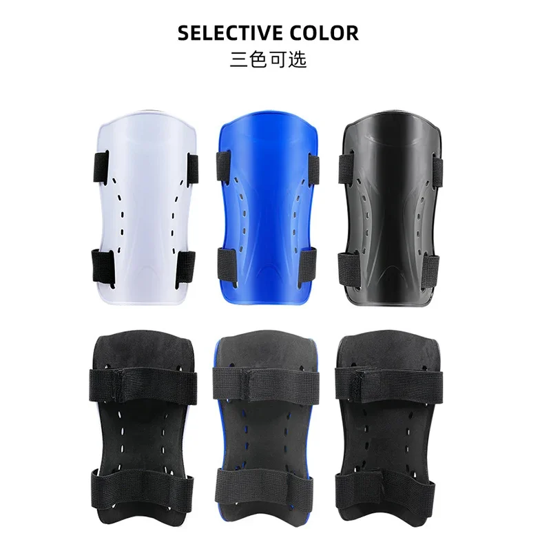 1 Pair Double Bandage Soccer Shinguards Pads For Adult Kid Football Shin Pads With Strap Roller Skating Adjustable Knee Support