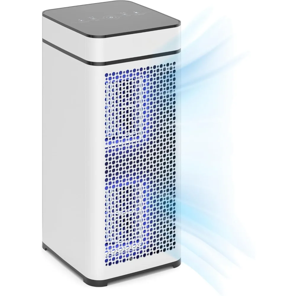 Light Air Purifier with True Filter 1,793 ft² Coverage in 1hr for Wildfires Smoke, Odors, Pollen, Pets Quiet 99.9% Removal