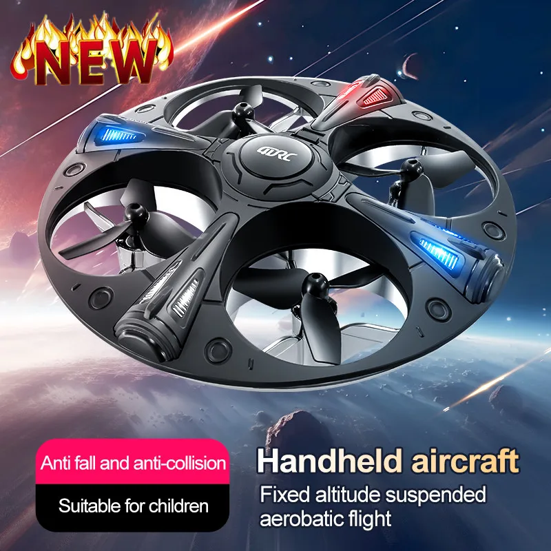 Mini UFO RC Drone UFO Toy Remote-Controlled Airplane Intelligent Fixed Height Suspension Helicopter Toys Suitable For Beginners