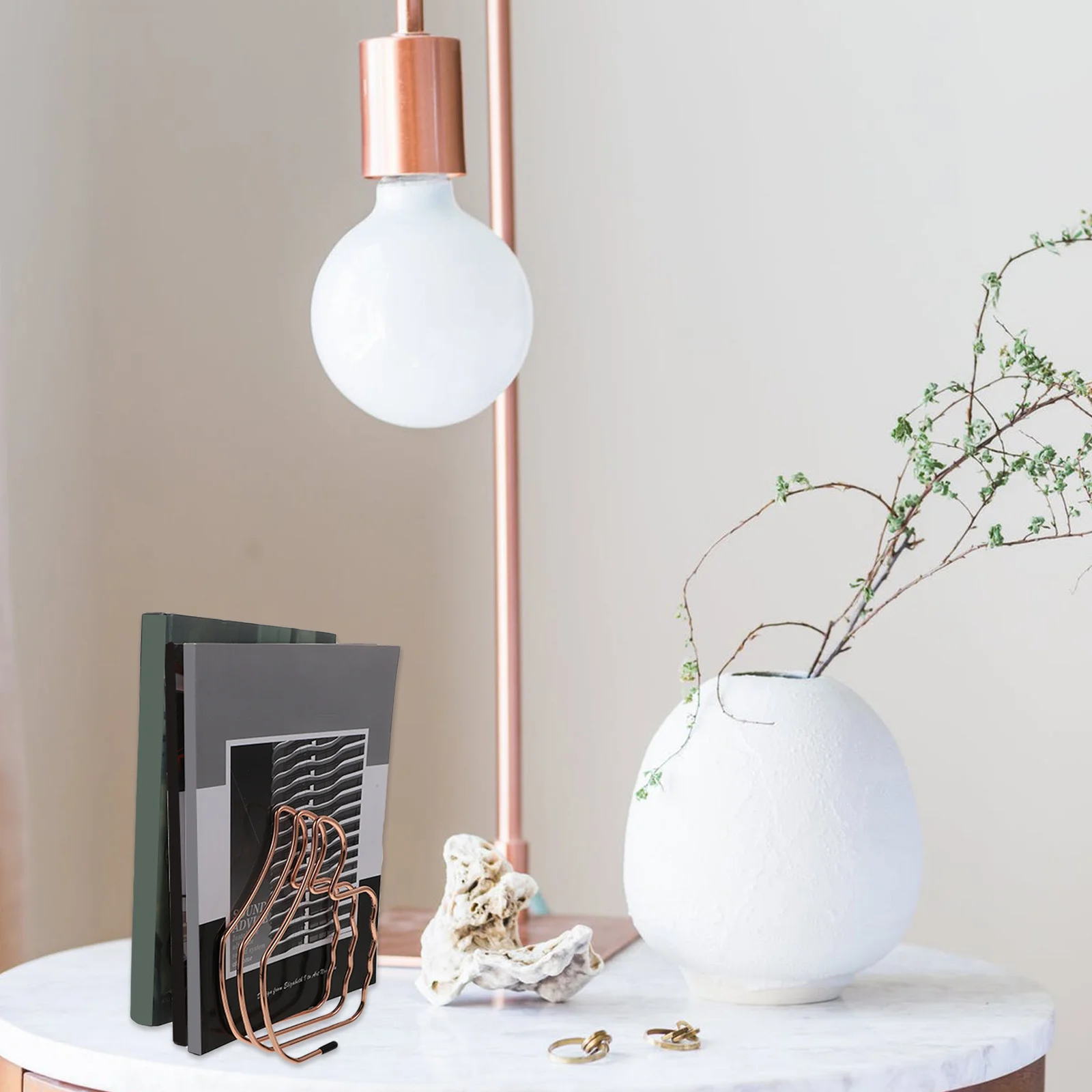 1 قطعة تمتد قابل للتعديل كتاب تخزين الرف المعادن Bookend حامل سطح المكتب للكتب المجلات سطح المكتب Bookend #5