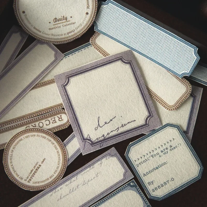 30Pcs Sticky Girl Note Book Border Basic Tear Border Notebooks Collage Handbook Material Writing Scrapbook Cut 142 * 92mm