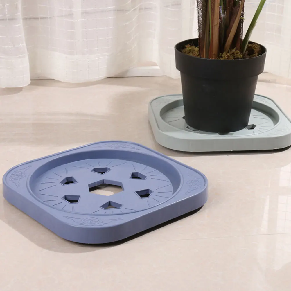 

1Pcs Gas Tank Tray Load-Bearing Plastic Roller Floor Plant Saucer Heavy Planter Mover Flowerpot Base Tray Outdoor Indoor