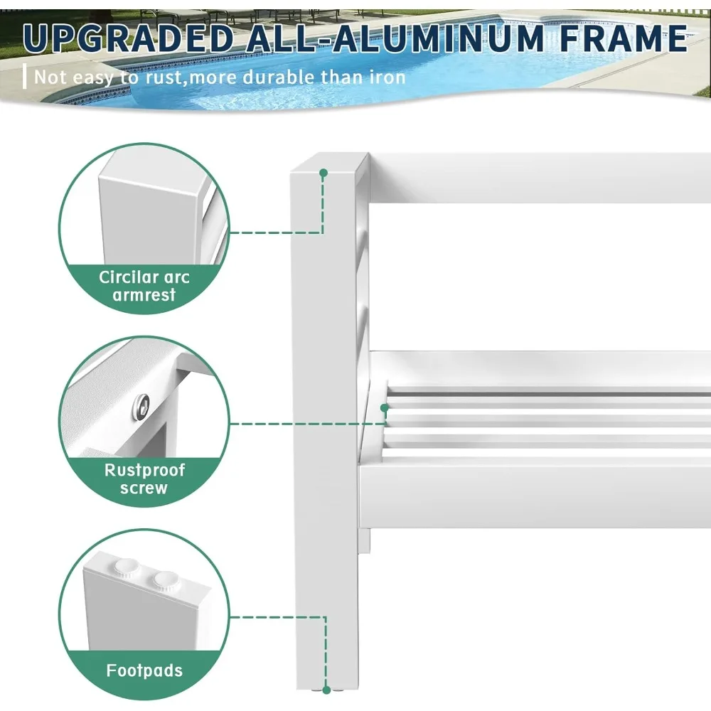 5 pieces patio dining set for 4, 37.8
