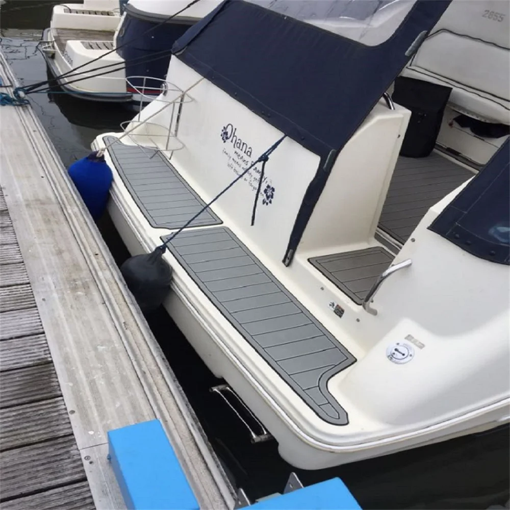 Bayliner 2855 Custom Swim Platform Head Boat EVA Foam Teak Deck Floor Pad Mat SeaDek MarineMat Gatorstep Style Self Adhesive ZA