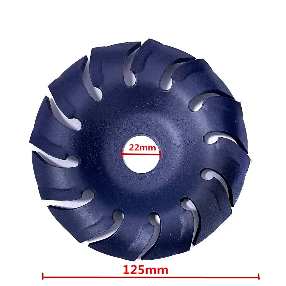 New Wood Polished Circle 125mm Diameter Woodworking Grinding Wheel 22mm Bore Abrasive Disc Tool for Wood Angle Grinder