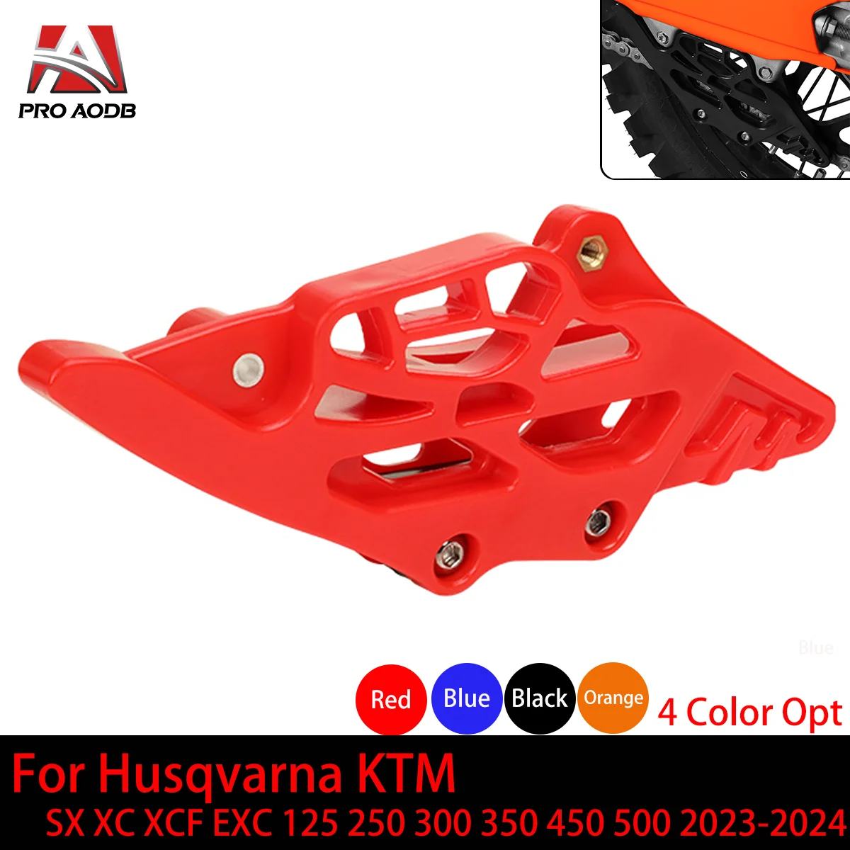 Rear Chain Guide Chain Guard Protector For KTM GasGas 2024 EC 300  EC 250 250F 350F MC 125 250 250F 350F EX 250 ES350 ES500