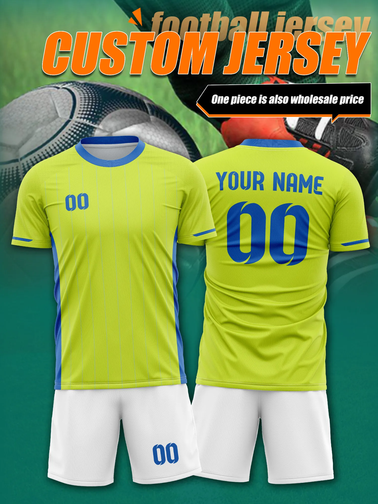 

Футболка для футбола с индивидуальным изображением, номером и именем, рубашка с узором аргайл, классическая молодежная футбольная форма в стиле ромбов.