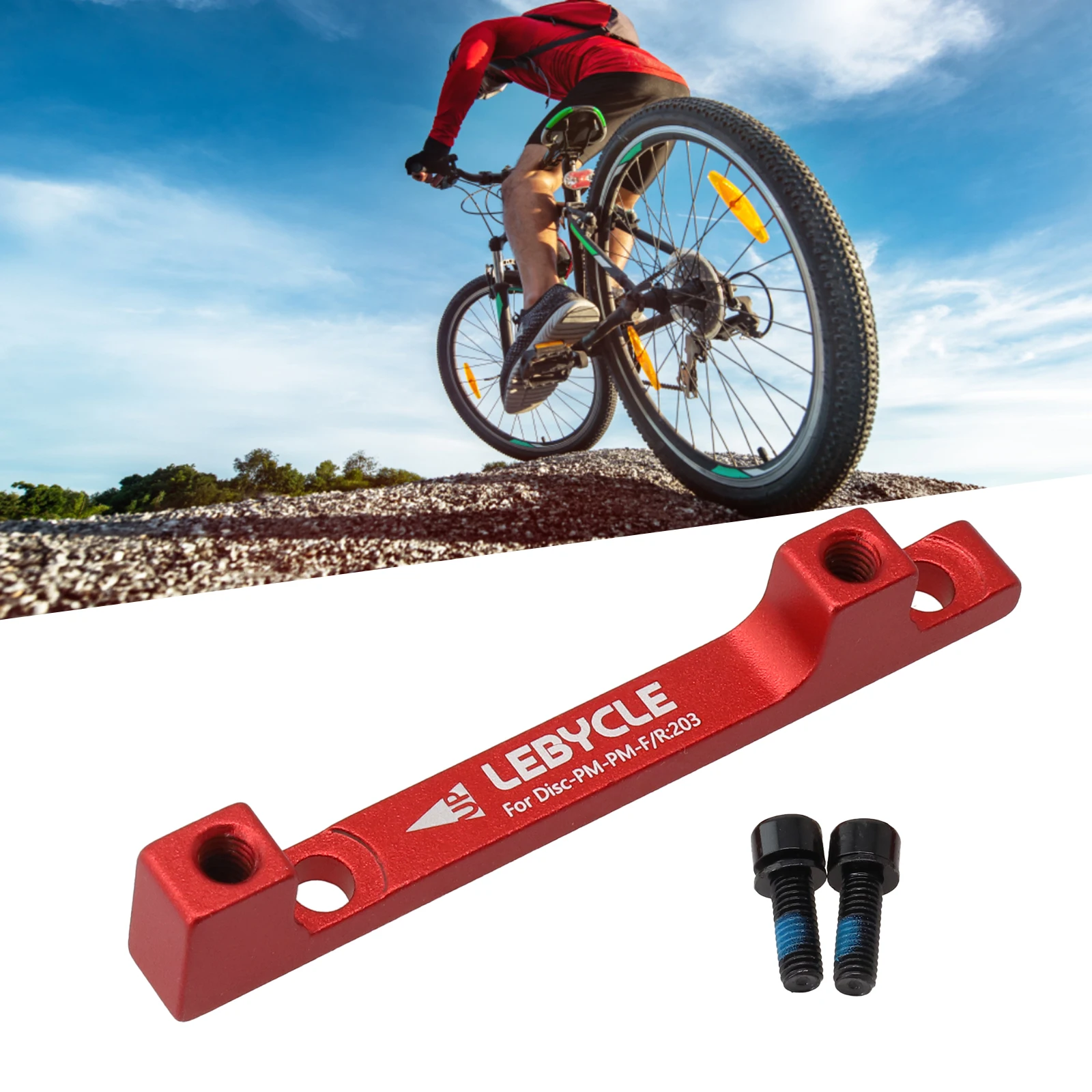 محول فرامل قرصية لانتقال الدراجة من 160 مم إلى 180/203 مم مثالي للدوار لتحسين قوة التوقف