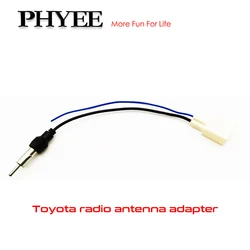 Cable adaptador de antena AM Radio de FM para coche, conector hembra de enchufe DIN para Toyota Corolla Camry AVR4 Yaris Land Cruiser Hilux