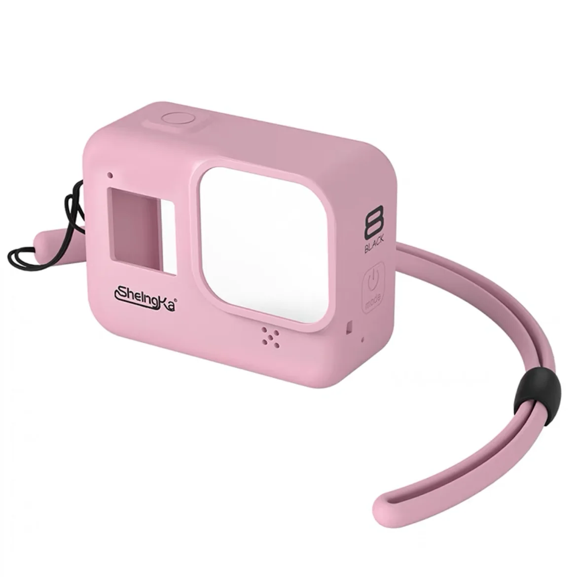 GoPro8 sports camera protective sleeve dust-proof anti-falling anti-scratch protective shell silicone cover dog cage Gopro8 ac