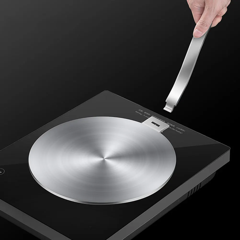

Stove Heat Conduction Plate 280x34mm Thick Silver Stainless Steel Induction Adapter Cooktop Diffuser Ring Gas Electric