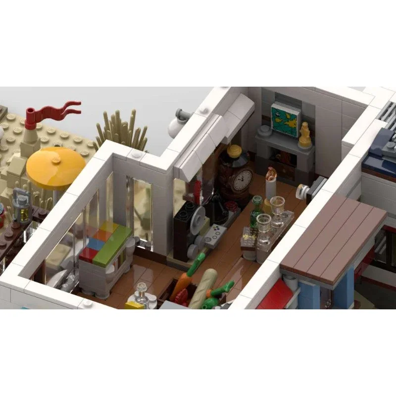 Moc Building Blocks Beach House on the dune Technology Modular Bricks Model  Gifts Christmas Toys DIY Sets Assembly