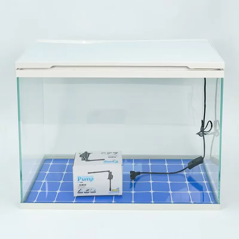Relaxlines 103L Rectangular Desktop Glass Material Fish Tank Aquarium With Energy Efficient Light