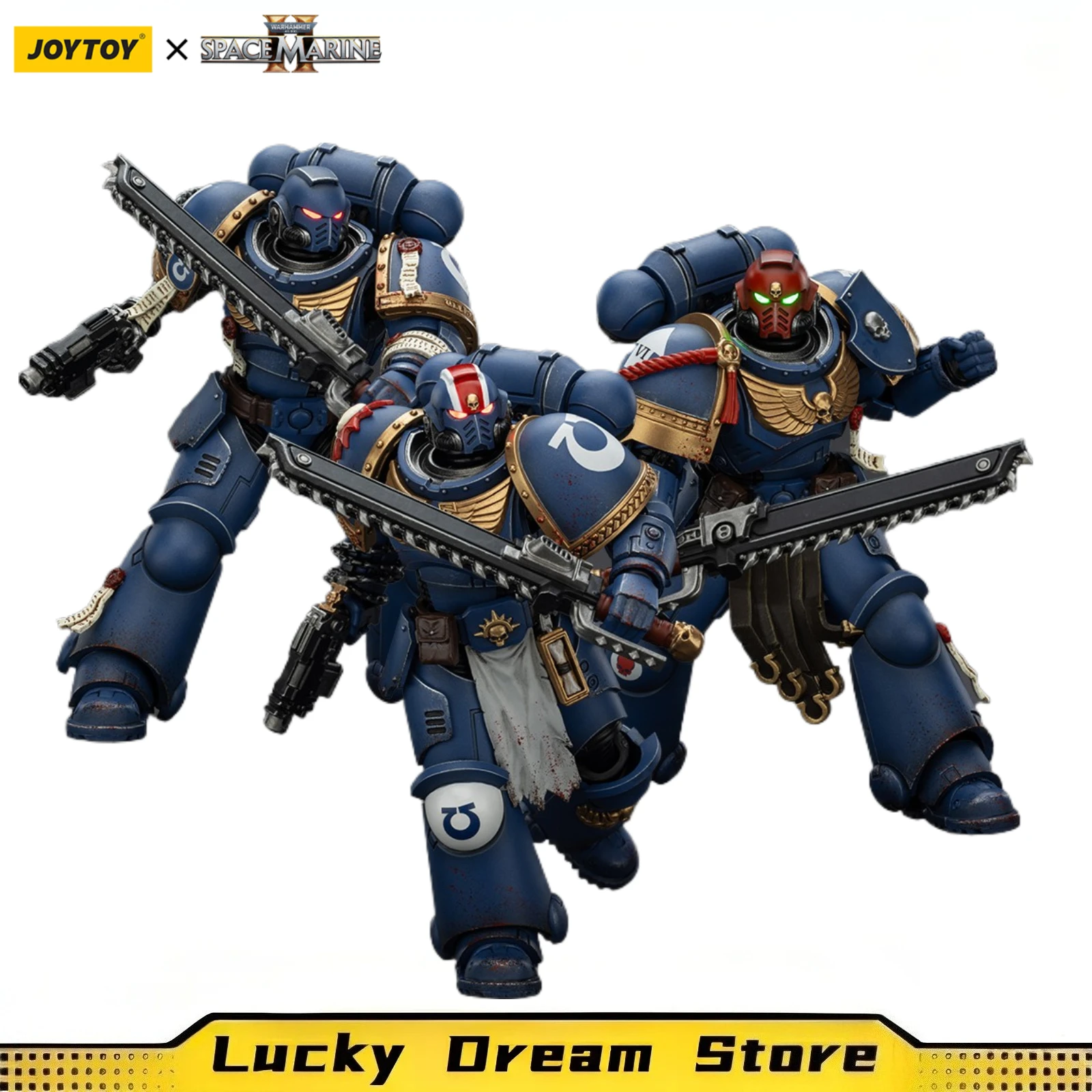 

【JOYTOY】1/18 Фигурка Warhammer 40K Ultramarines Лейтенант Titus Chairon Gadriel-Collectors Edition Toy
