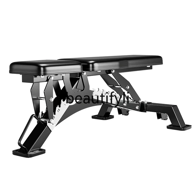 Multifunctional professional dumbbell stool household flat bench push stool fitness equipment adjustable fitness chair