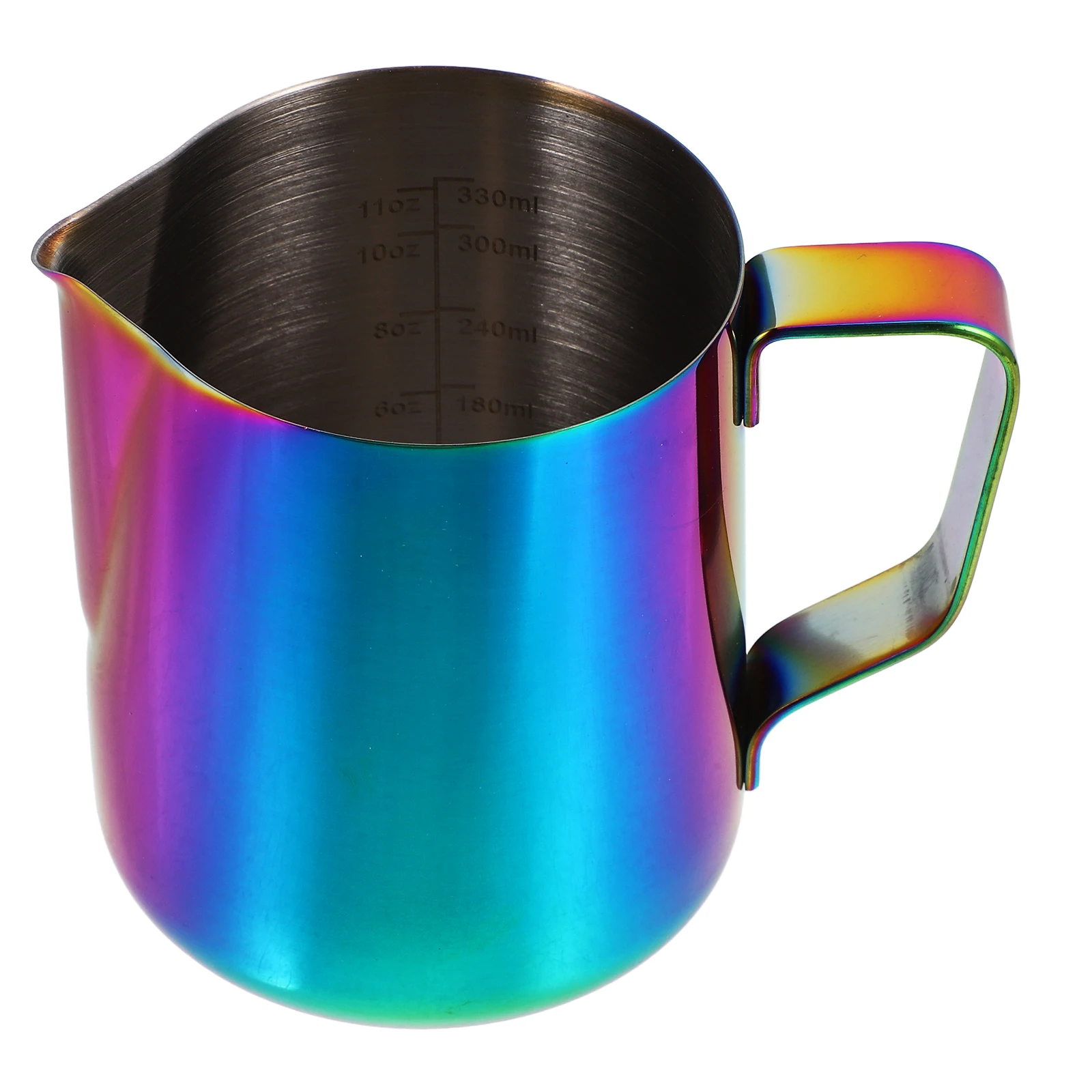 

Latte Coffee Cup Milk Frother Frothing Jug Mug Metal Steaming Pitcher Small Foaming