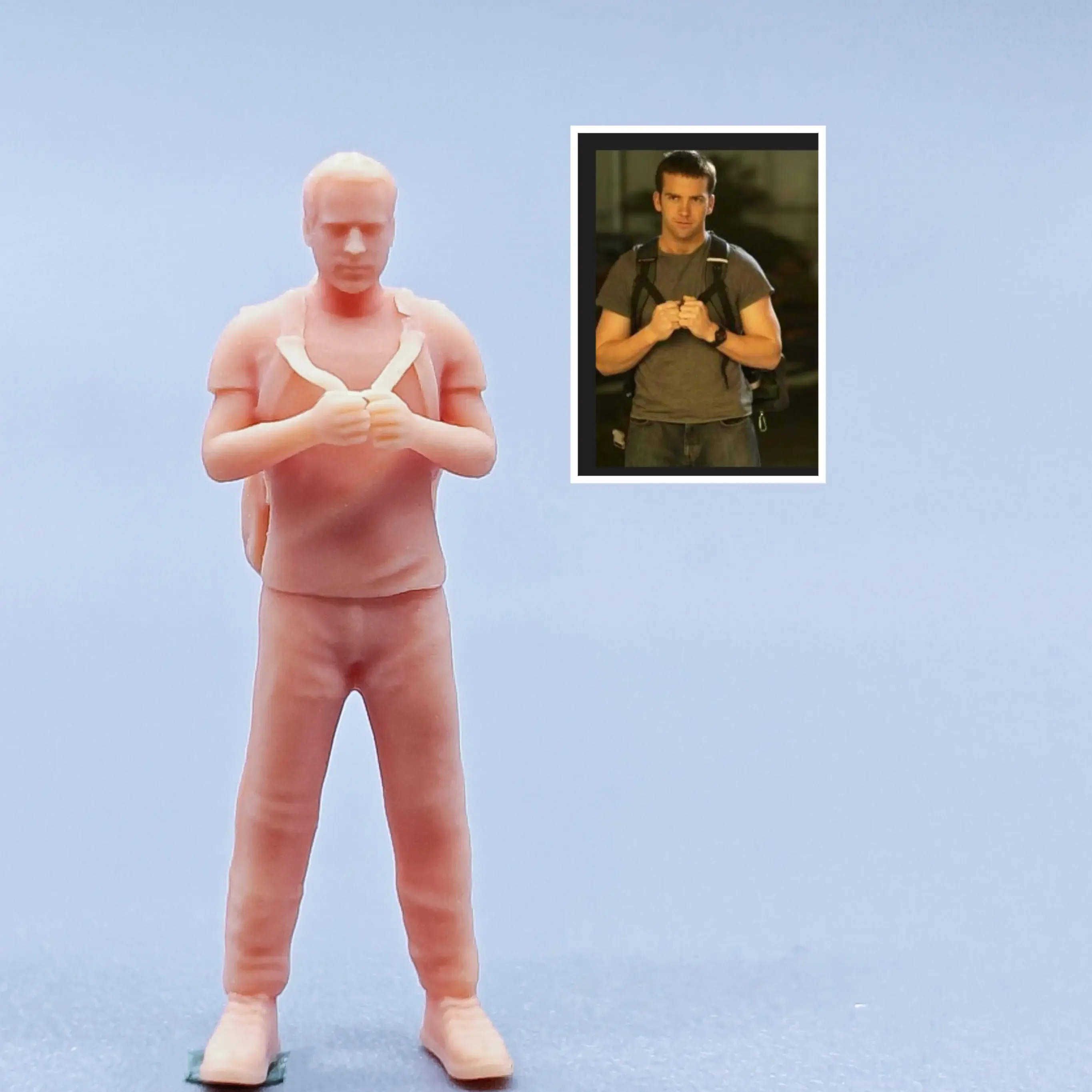 1/64 Figuren Maßstab Modell Harz Geschwindigkeit und Leidenschaft Sean Ungefärbte Miniaturen Diorama Handbemalt C129