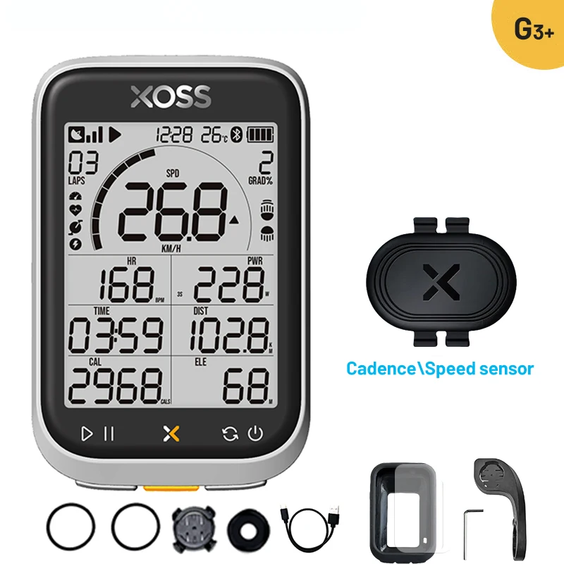 XOSS G3 G3Plus Fietscomputer Draadloze GPS Fiets Snelheidsmeter Racefiets MTB Waterdicht ANT+ Cadans Snelheid Slimme Fietscomputer