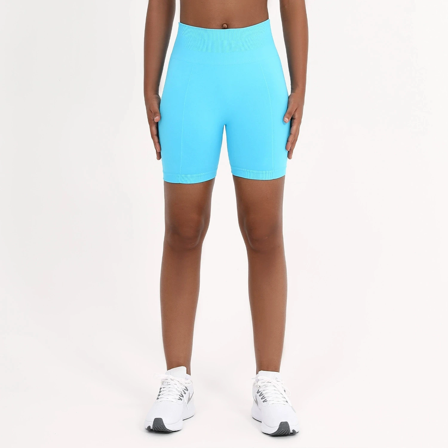 

High Waist for Women Gym Shorts Solid Color Compression Shorts Yoga Fitness Tight Leggings Gym Workout Athletic Training