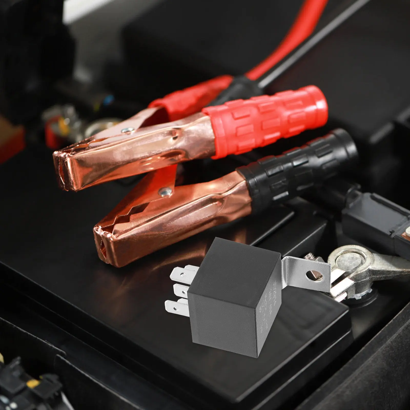 

Водонепроницаемое реле 24В 40А, 5-контактное, автомобильное, термостойкое, для стартера, запасная часть для авто