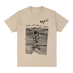 LOVE WILL TEAR US APART Joy Division Vintage T-shirt Unknown Pleasures Cotton Men T shirt New Tee Tshirt Womens Tops