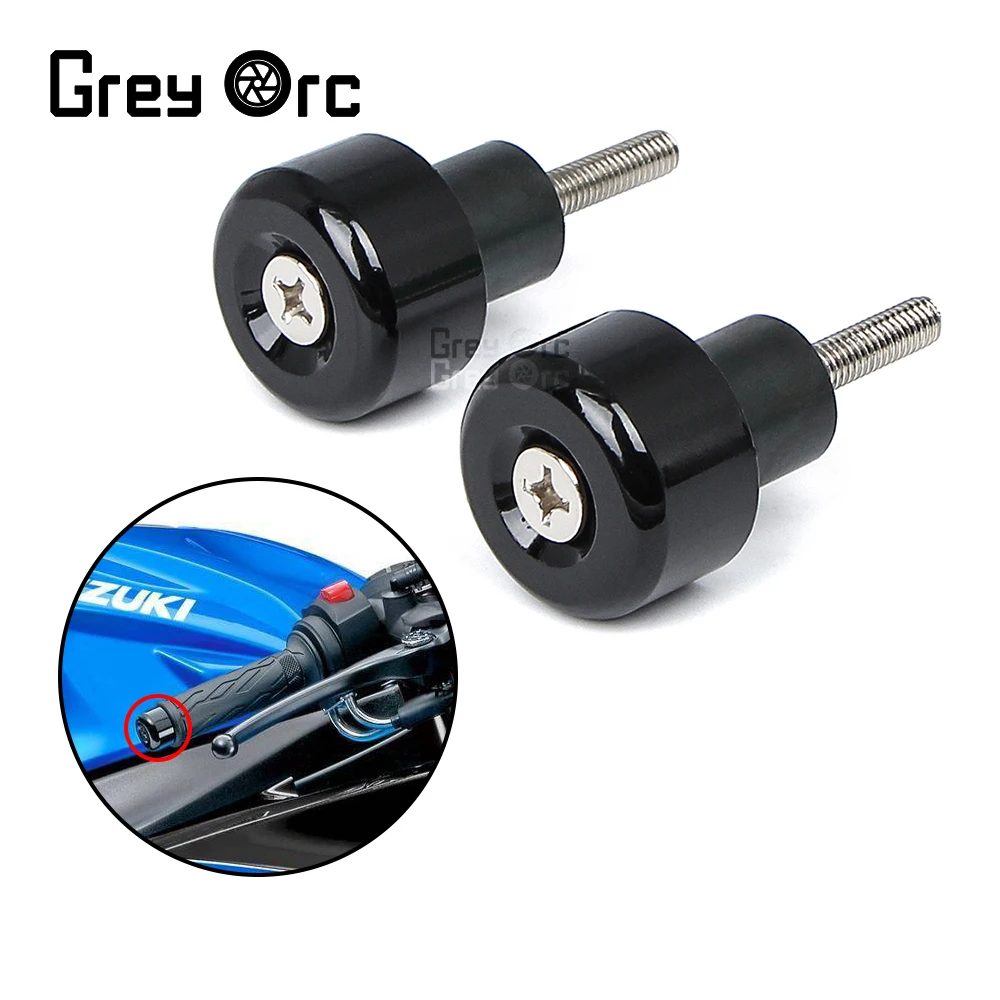 

For Suzuki GSXR600 GSXR750 GSXR 600 750 K6 K7 K8 K9 Handlebar Grips Ironwork Handle Bar Cap End Plugs Motorcycle Accessories
