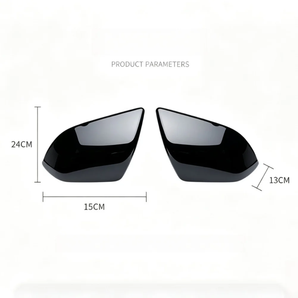 Carbon Fiber Rearview Mirror Protector for Tesla For Model 3 2024 Side Mirror Coverage with Polished Finish and Smooth Edges