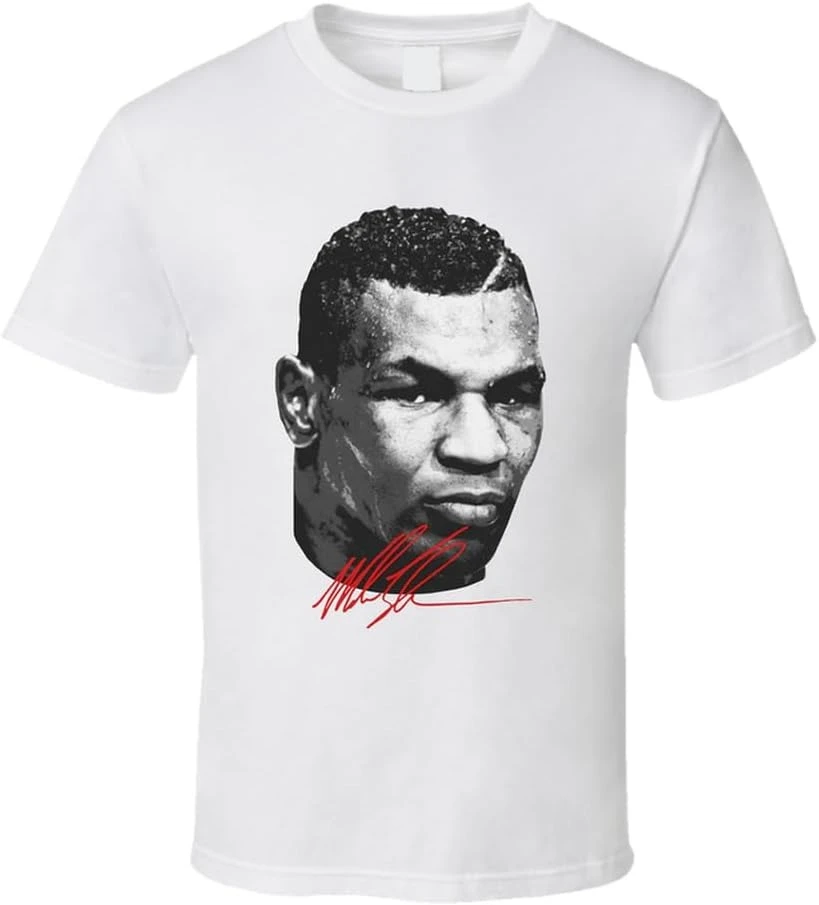 

Mike Tyson Boxing Fan pattern design-100% cotton summer O-neck short sleeve casual printed men's T-shirt.