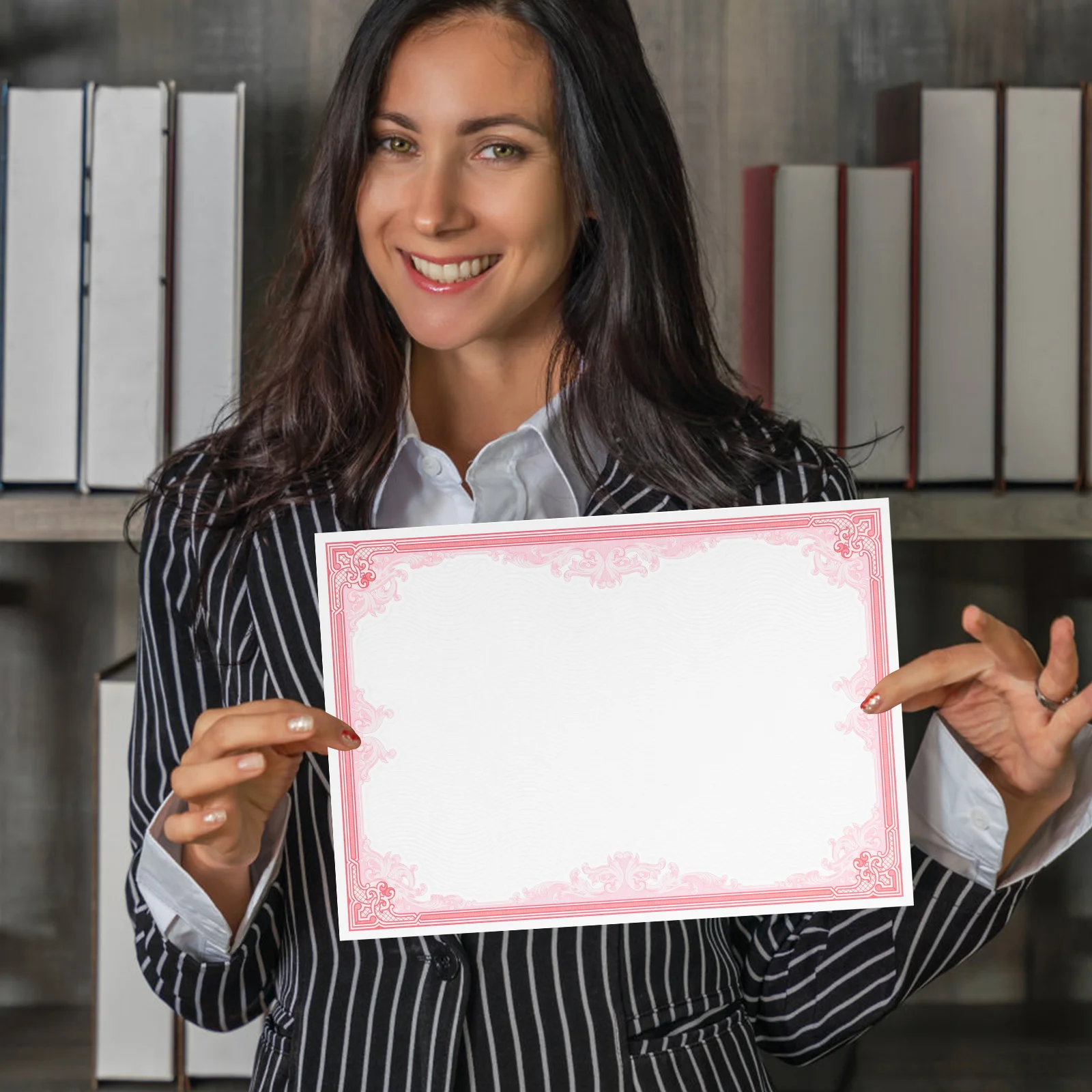 10 fogli di carta interna per certificati, lavorazione squisita per premi accademici di fine anno, certificato stampabile e carta per diploma