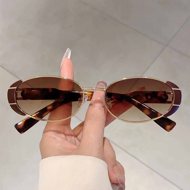 GM LUMIAS Vintage Oval Sunglasses New in Stylish Multi-color Casual Shades Women Trendy Brand Design Outdoor Decor Sun Glasses