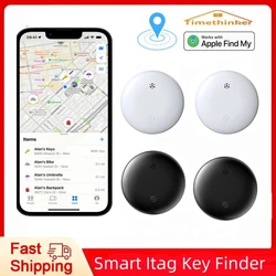 Timethinker Smart Bluetooth GPS Tracker Airtag locator Work with Apple Find My APP ITag Anti Lost  Key Pet Kid Finder for IOS